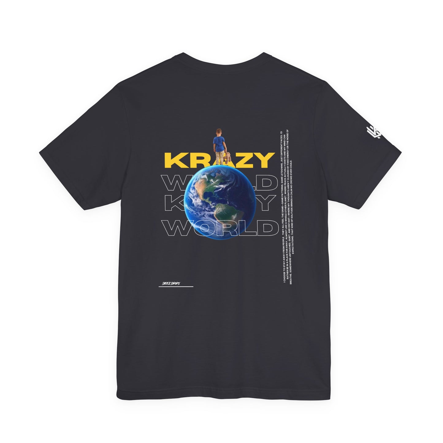 KRAZY WORLD / CUSTOM DESIGN T-SHIRT