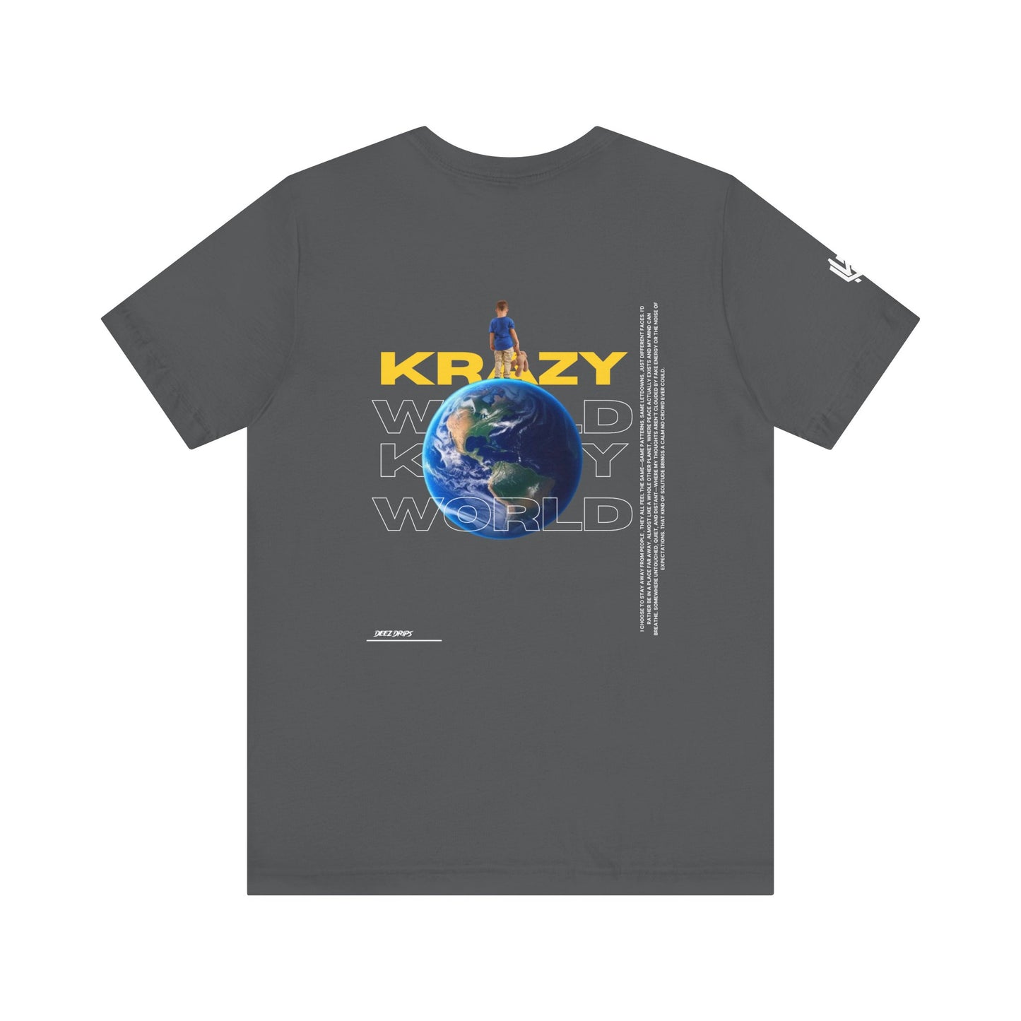 KRAZY WORLD / CUSTOM DESIGN T-SHIRT