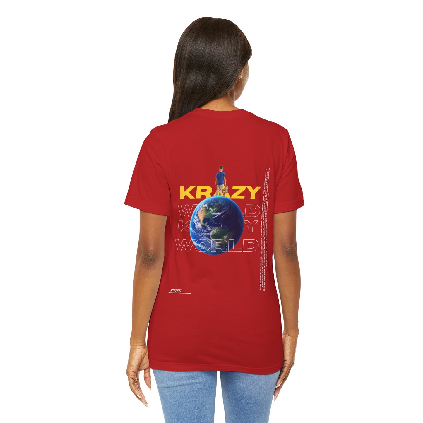 KRAZY WORLD / CUSTOM DESIGN T-SHIRT