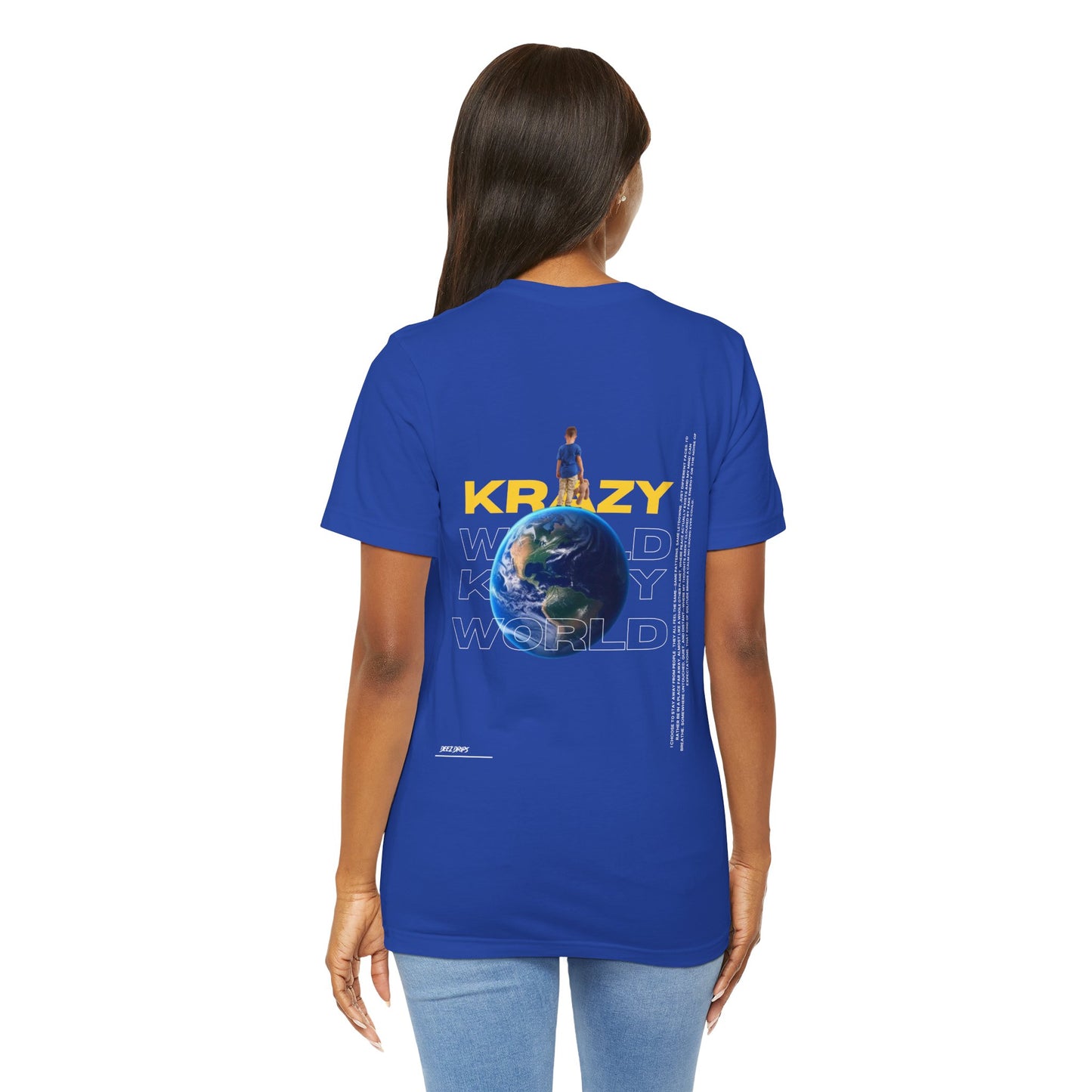 KRAZY WORLD / CUSTOM DESIGN T-SHIRT