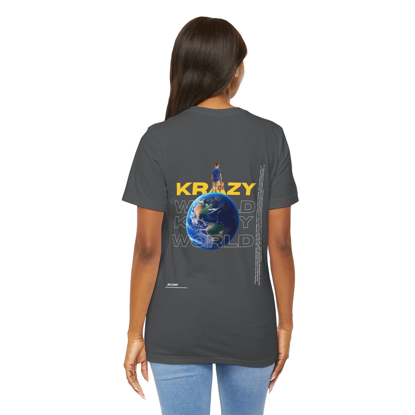 KRAZY WORLD / CUSTOM DESIGN T-SHIRT