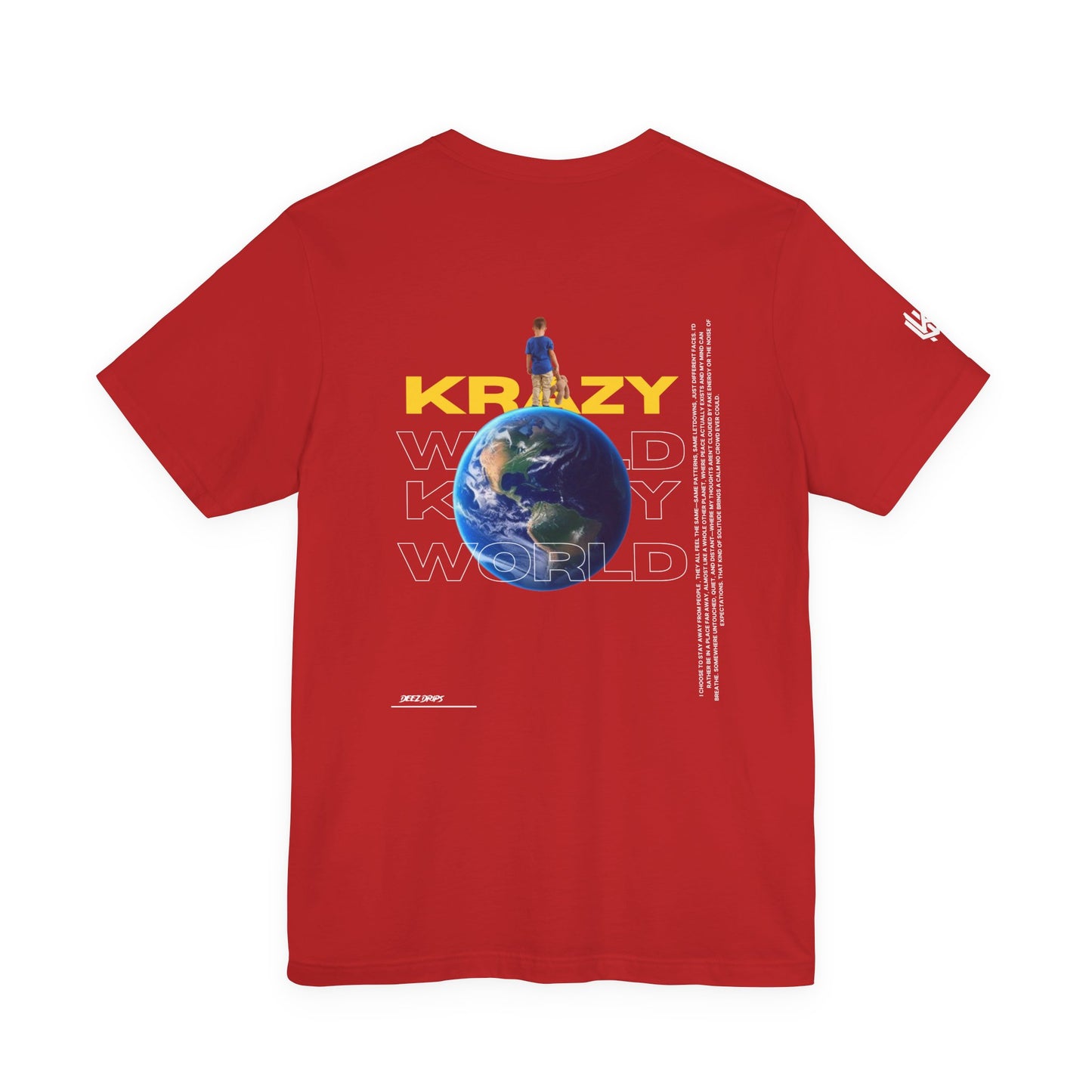 KRAZY WORLD / CUSTOM DESIGN T-SHIRT