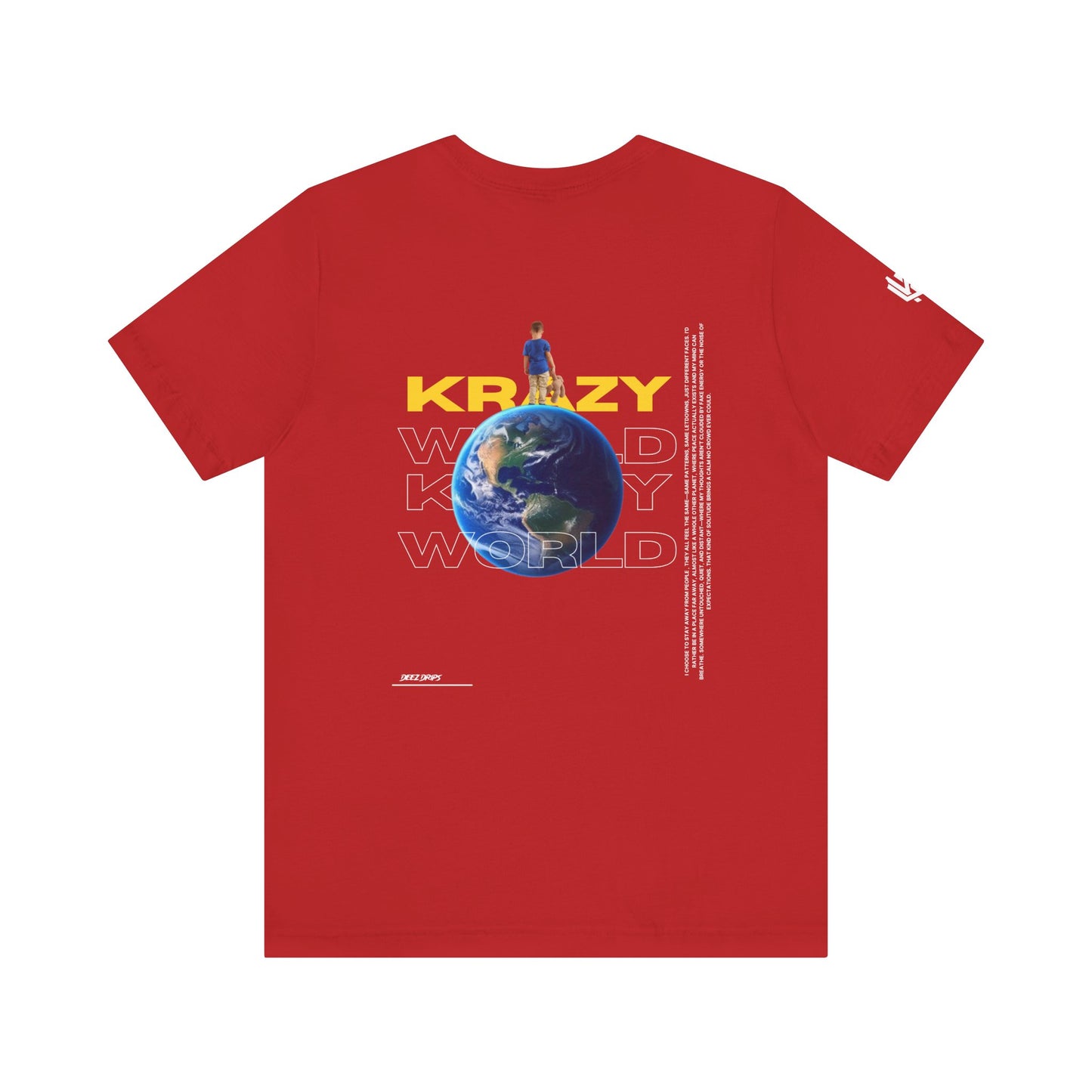 KRAZY WORLD / CUSTOM DESIGN T-SHIRT