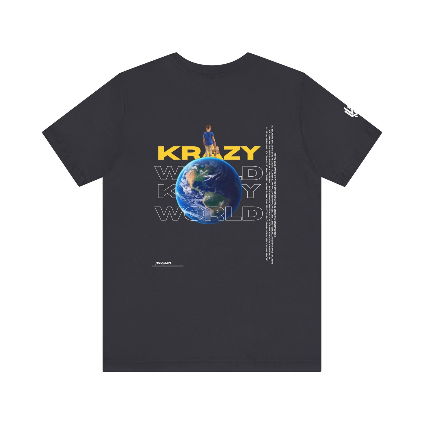 KRAZY WORLD / CUSTOM DESIGN T-SHIRT