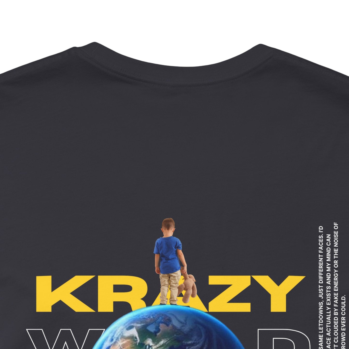 KRAZY WORLD / CUSTOM DESIGN T-SHIRT