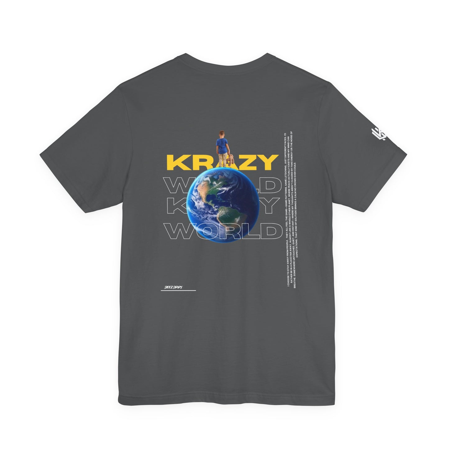 KRAZY WORLD / CUSTOM DESIGN T-SHIRT