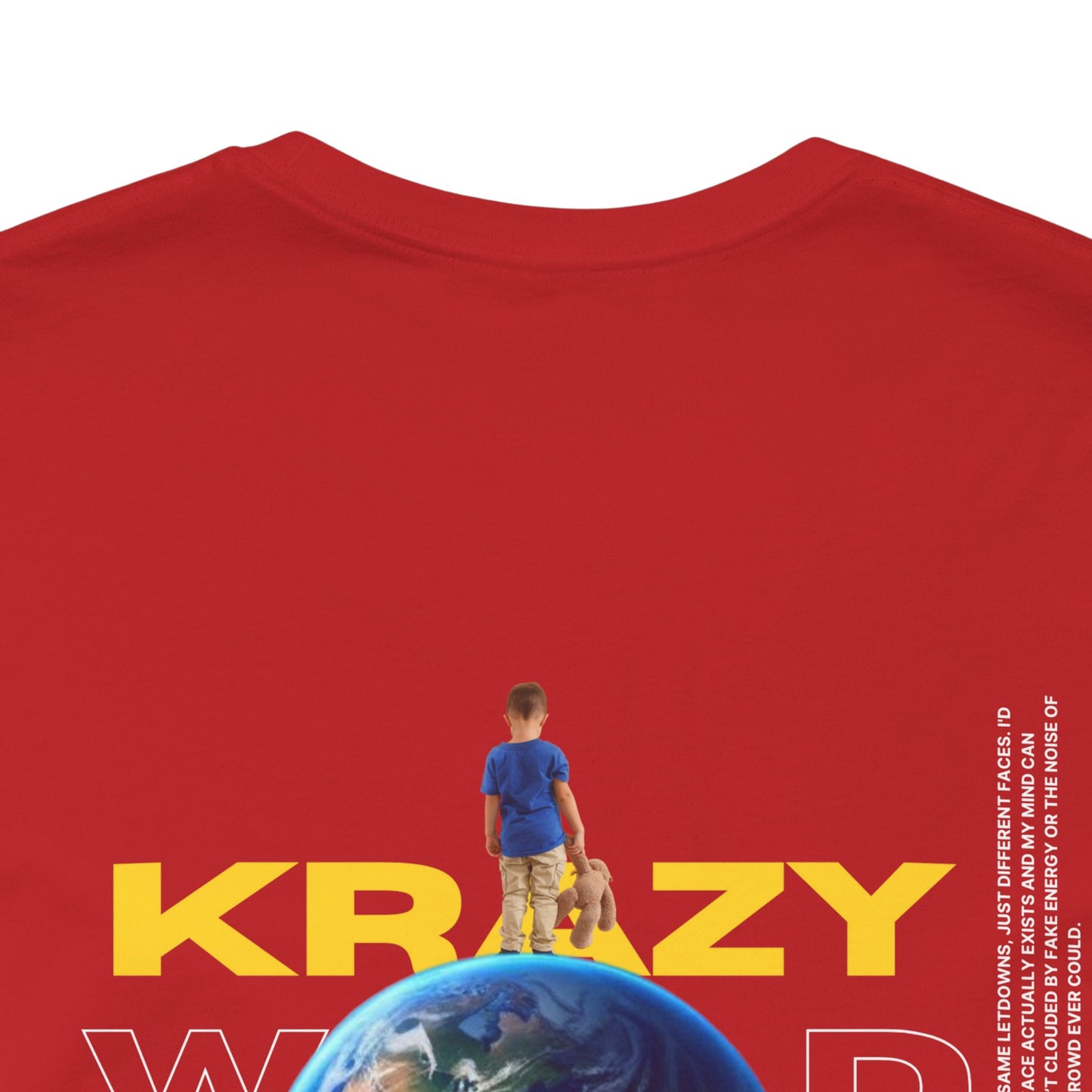 KRAZY WORLD / CUSTOM DESIGN T-SHIRT