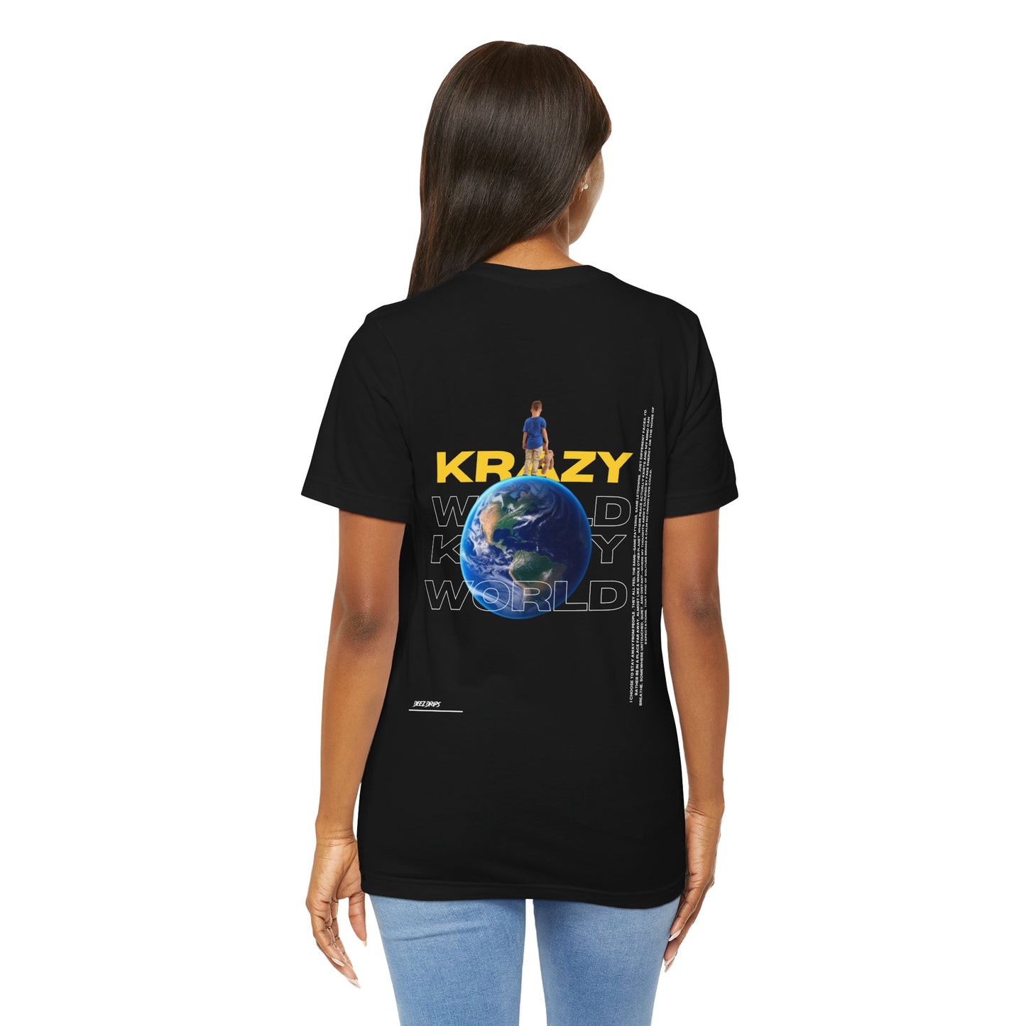 KRAZY WORLD / CUSTOM DESIGN T-SHIRT