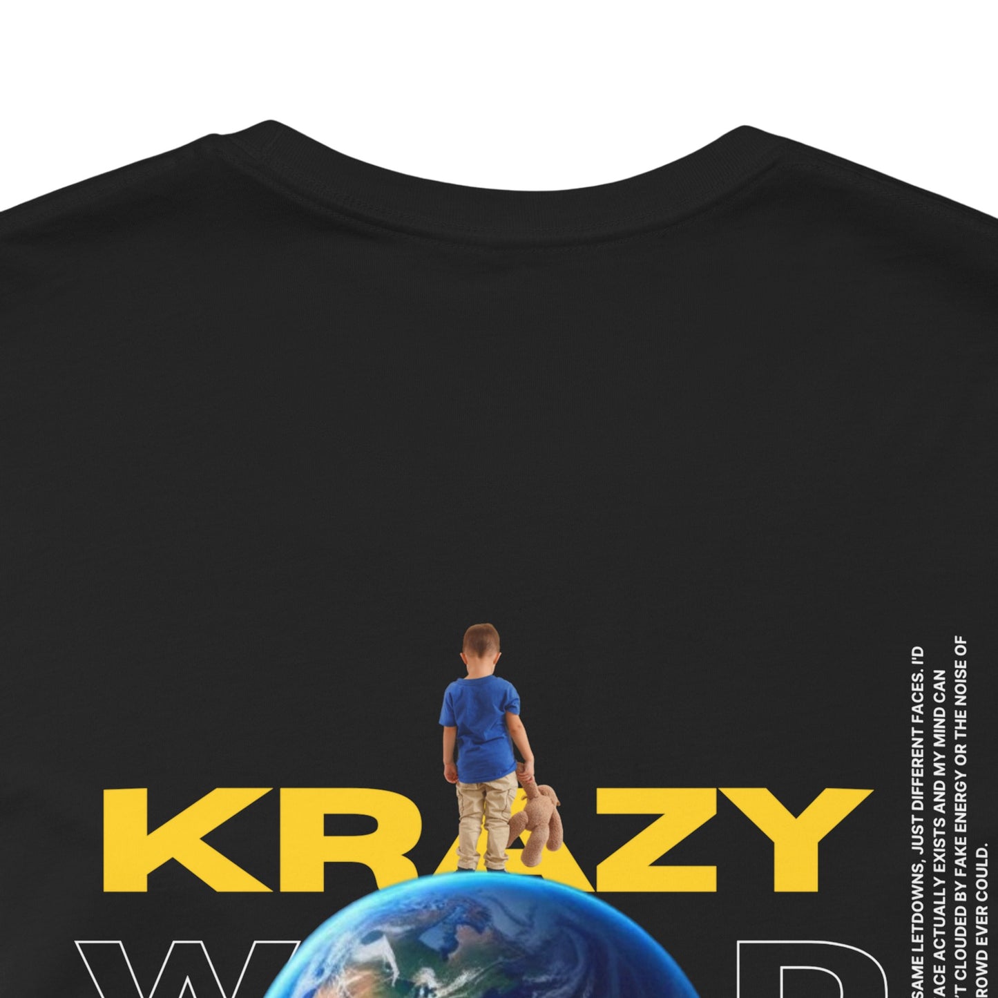 KRAZY WORLD / CUSTOM DESIGN T-SHIRT