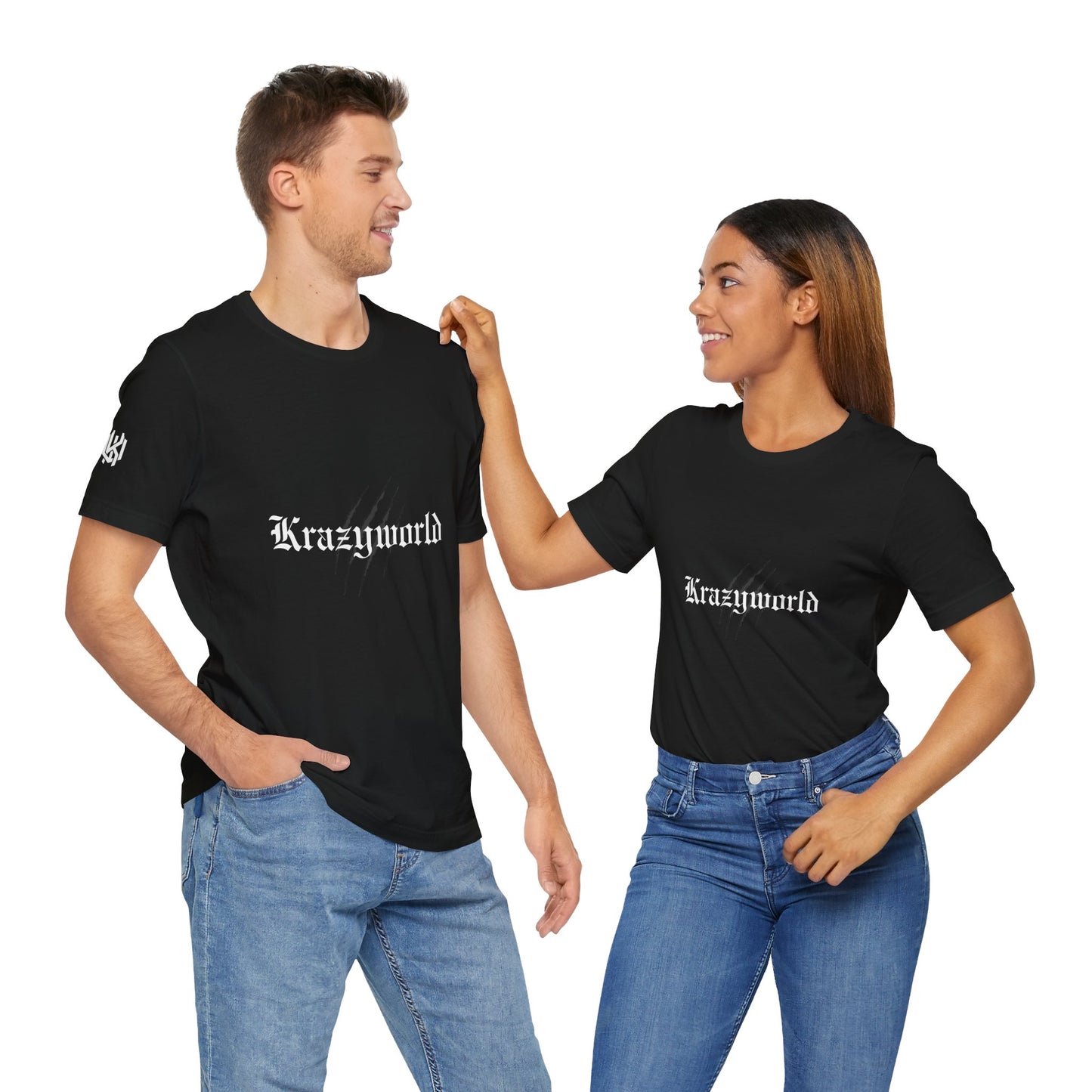 KRAZY WORLD / CUSTOM DESIGN T-SHIRT