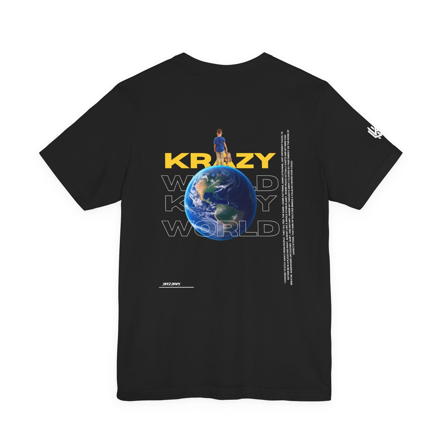 KRAZY WORLD / CUSTOM DESIGN T-SHIRT