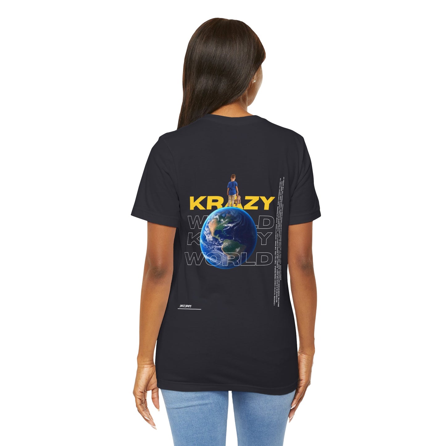 KRAZY WORLD / CUSTOM DESIGN T-SHIRT